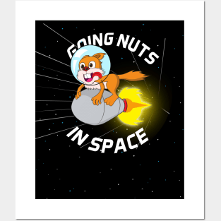 Going Nuts in Space Posters and Art